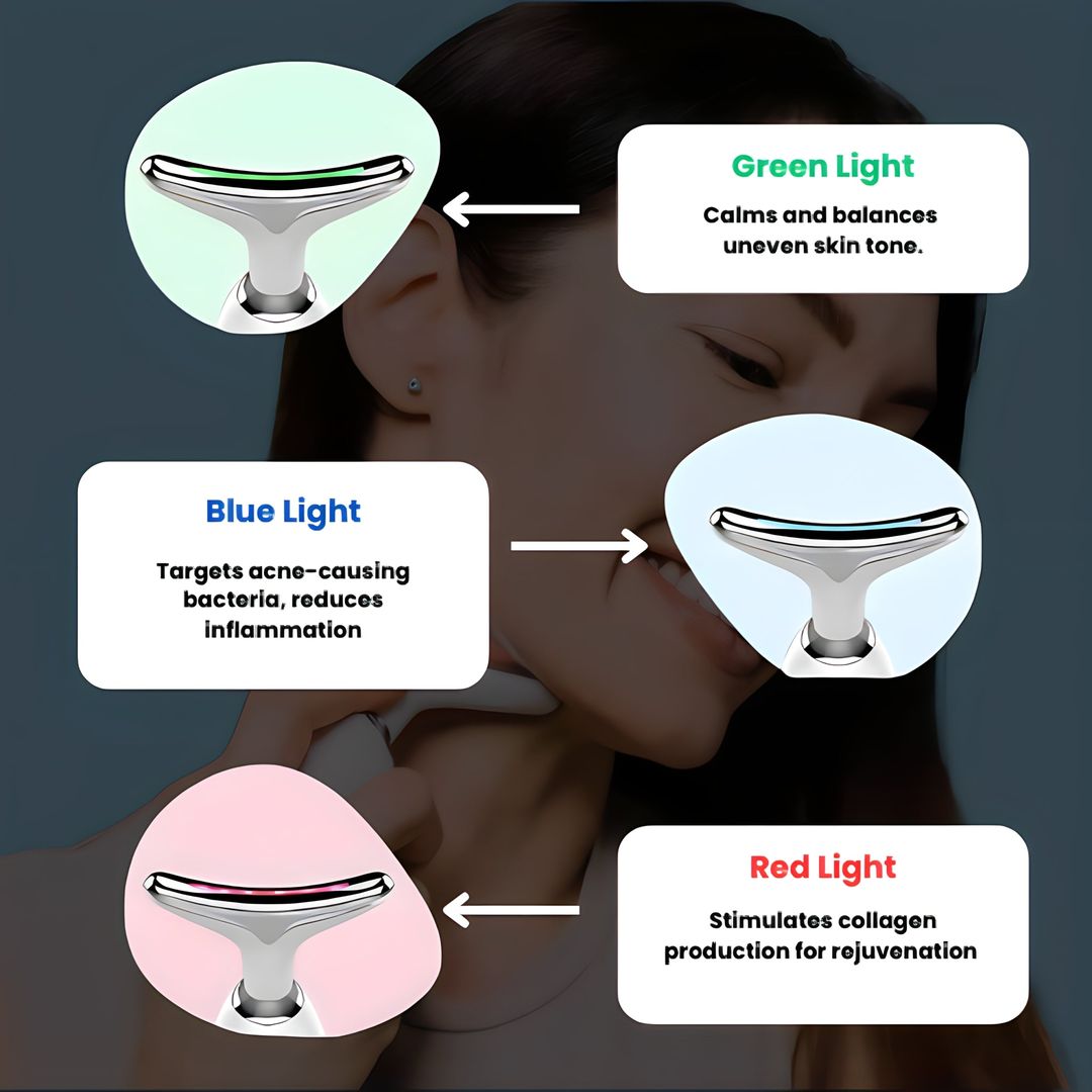LED Facial Sculptor with Phototherapy Anti-Wrinkle Effect - GlowUp